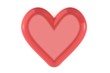 © mzsorasak - Red heart on white background