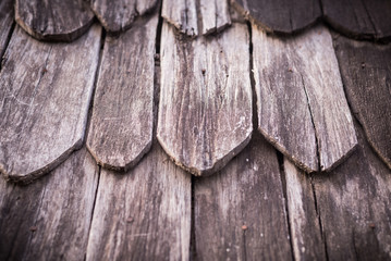  Old wood roof pattern of wood craft.