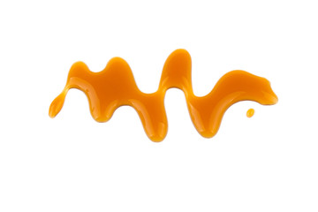 caramel isolated on white background