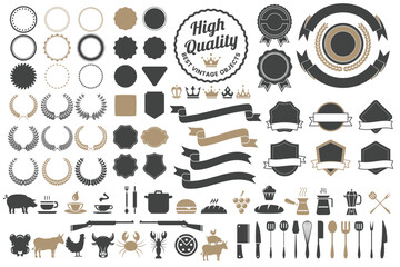 vintage retro vector logo for banner