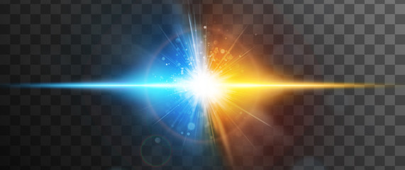 abstract concept. forces burst. transparent background only in eps 10
