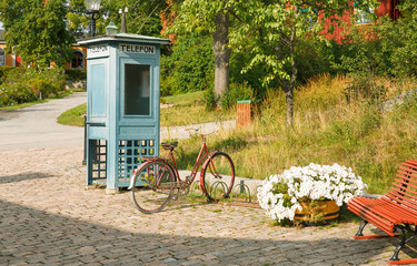 Wall Mural - Phone box