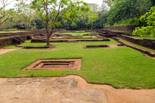 Landscape Of Ruin Royal Gardens And Pools, Lion Rock Sigiriya, Attractions Sri Lanka