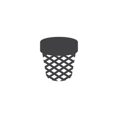 Canvas Print - basket icon. sign design