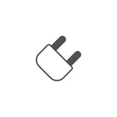 Sticker - plug icon. sign design