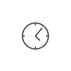 Wall Mural - clock icon. sign design