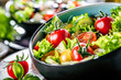 Salat mit frischem Gemüse