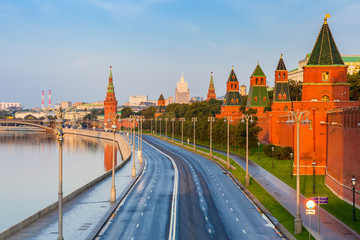 Wall Mural - Moscow Kremlin in the morning, Russia