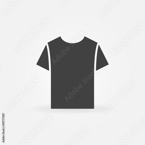 Fotomural Tshirt icon. Vector t-shirt symbol