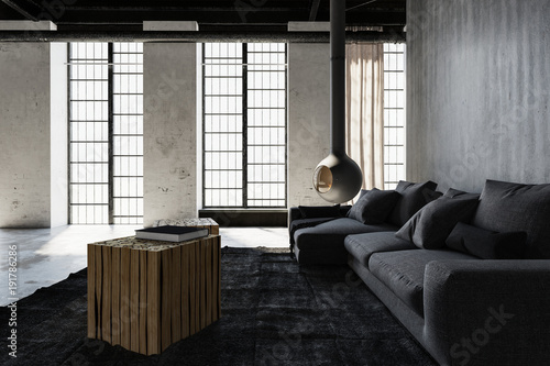 Modern Industrial Loft Conversion Living Room Kaufen Sie