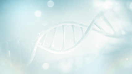 clear DNA strand