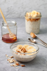 Sticker - breakfast with  overnight oatmeal