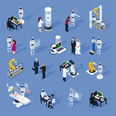 Poster - Artificial Intelligence Icons Set 