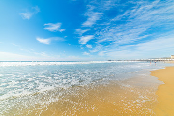 Wall Mural - Golden sand in Pacific Beach