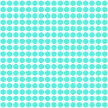 Background Seamless Pattern With Cyan Color Dots Vector.