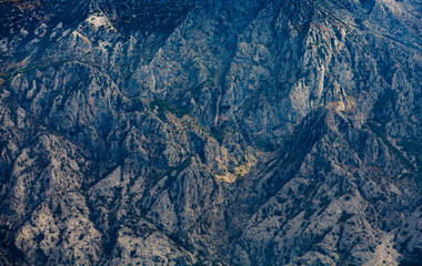 Poster - Light and Shadow on Montenegro Mountains