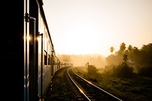 Sunrise On The Kandy To Ella Railway, Sri Lanka