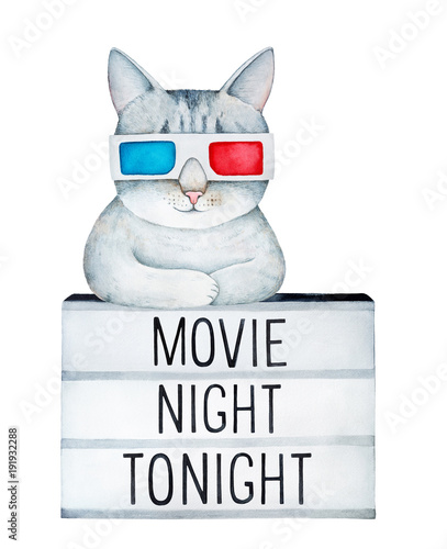 cute-szary-pregowany-kot-sobie-klasyczne-kartonowe-okulary-3d-spoczywajacej-na