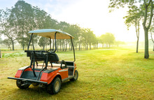 Golf Court And Cart