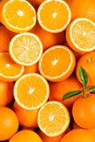Fototapeta  - Oranges as the background.