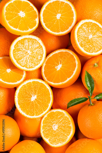 Dekoracja na wymiar  polowki-pomaranczy