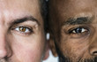 © Rawpixel.com - Two different ethnic men&#39;s eyes closeup