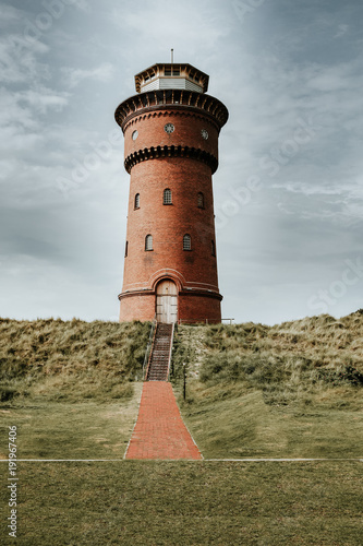 Plakat Stara latarnia morska na wyspie Borkum