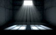 Sunshine Shining In Prison Cell Window
