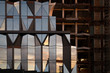 © Mat Rick Photography - Partially constructed building reflecting the sunset