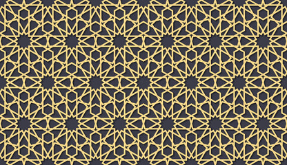 Wall Mural - Seamless pattern in authentic arabian style