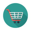 © nasik - Shopping mall cart isolated vector icon
