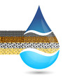 Water filtration symbol
