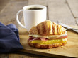 © Ed Rudolph - Ham Swiss and Egg Breakfast Sandwich