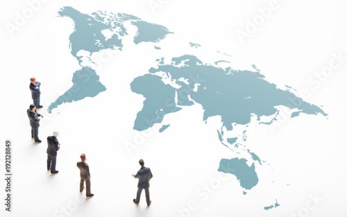 Cuadros en Lienzo Global business concept.