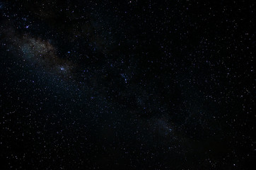 Wall Mural - stars and galaxy outer space sky night universe black starry background