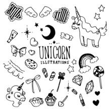 Unicorn Illustration Pack