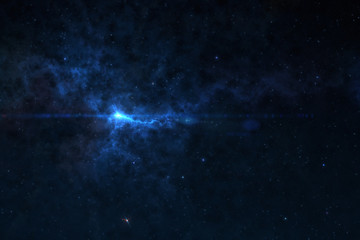 Wall Mural - high definition star field, colorful night sky space. nebula and galaxies in space. astronomy concep
