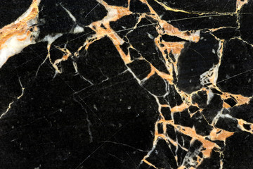 Wall Mural - abstract structure of black golden marble texture pattern