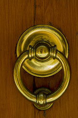 Wall Mural - Detail of the vintage door knocker