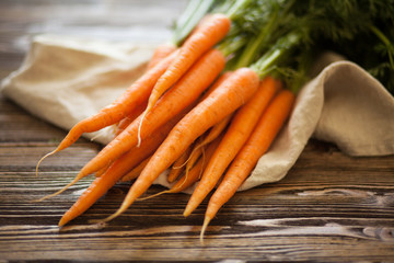 Wall Mural - Fresh organic carrot