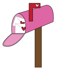 Sticker - Valentines Day Letterbox