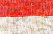 © Sergey Novikov - Poland flag with portraits of Polish people