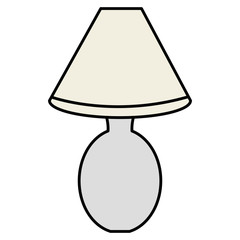 Wall Mural - bedroom lamp isolated icon vector illustration design