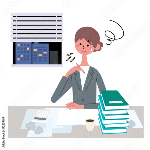 残業 スーツ姿の女性 イラスト Buy This Stock Vector And Explore 残業 スーツ姿の女性 イラスト Buy This Stock Vector And Explore