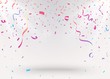 Celebration background with Colorful confetti