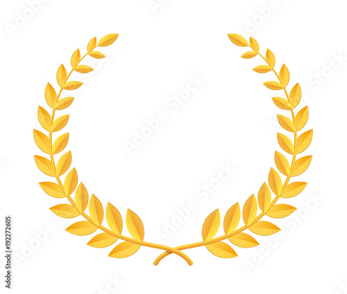 Couronne Laurier Stock Vector Adobe Stock Couronne Laurier Stock Vector Adobe Stock