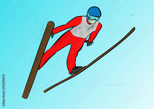 Dekoracja na wymiar  skoki-narciarskie