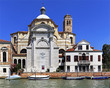 Venice historic city center, Veneto rigion, Italy - San Geremia church - view from the Grand Canal