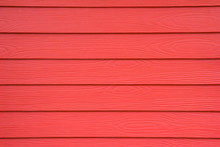 Red Wooden Wall, Red Artificial Timber Board Background