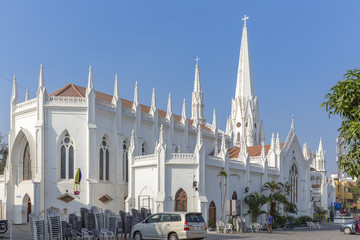 St. Thomas Basilica, Chennai, Tamil Nadu, India